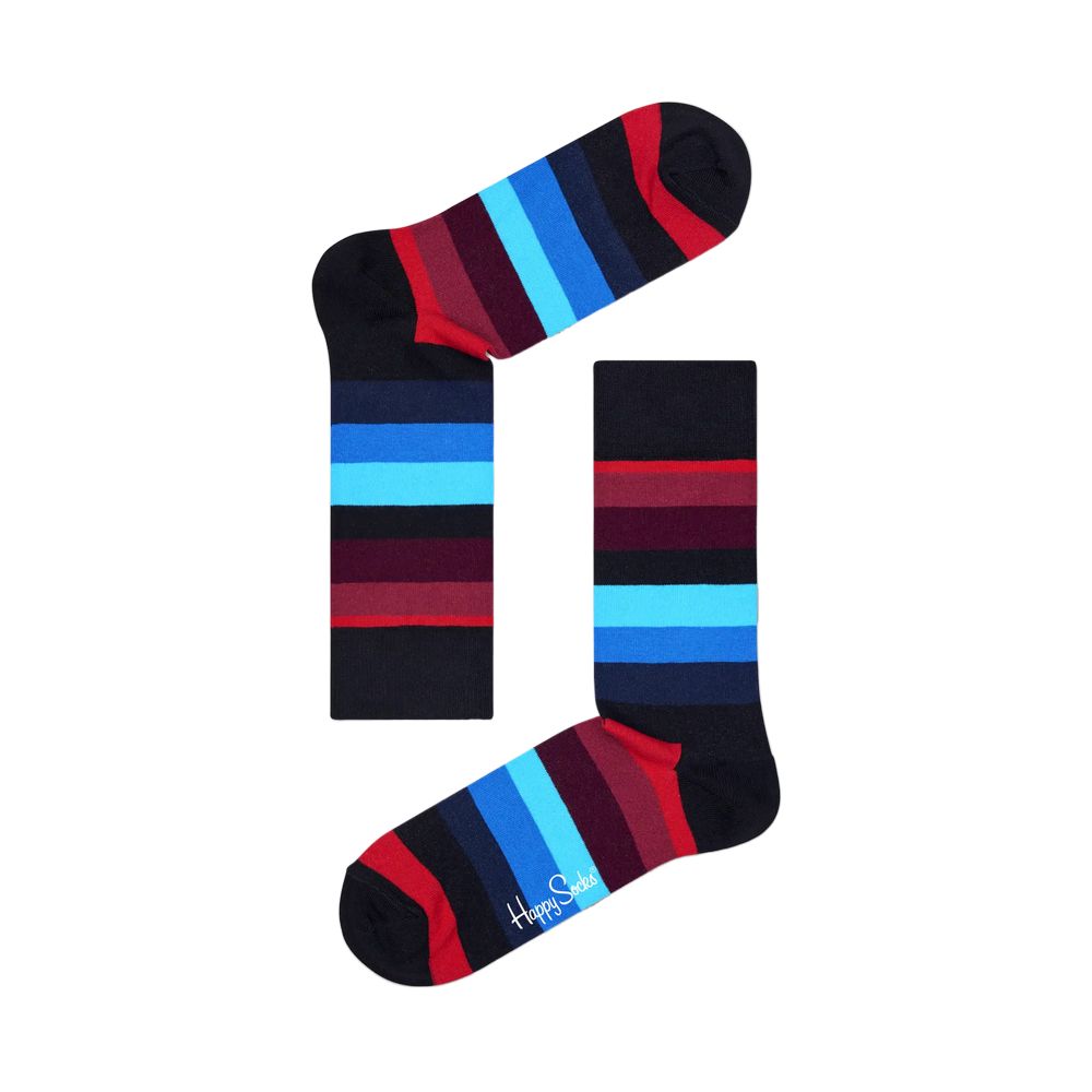Happy Socks Schwarze Baumwollsocke