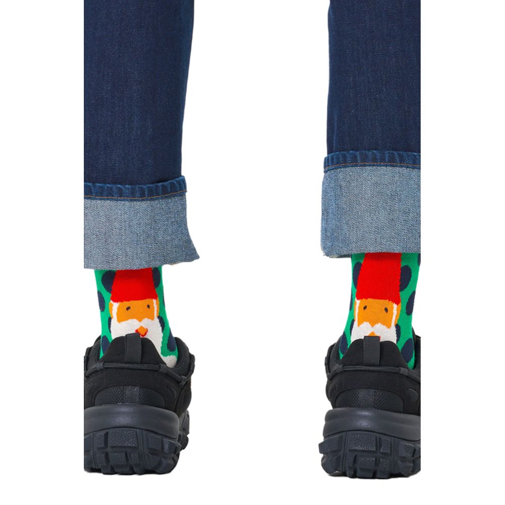 Happy Socks Grüne Baumwollsocke