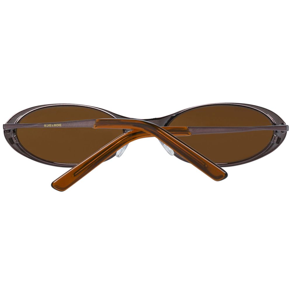 More & More Braune Metall-Sonnenbrille