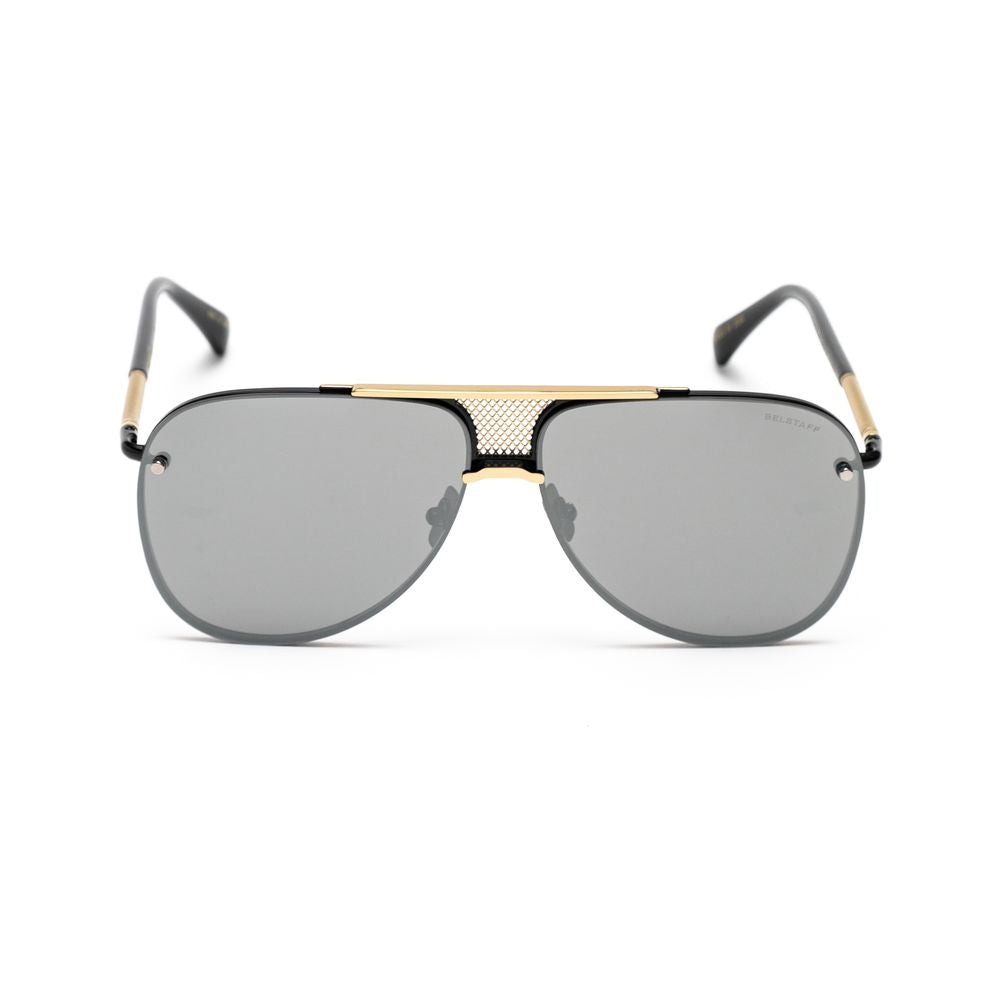 Belstaff Schwarze Titan-Sonnenbrille