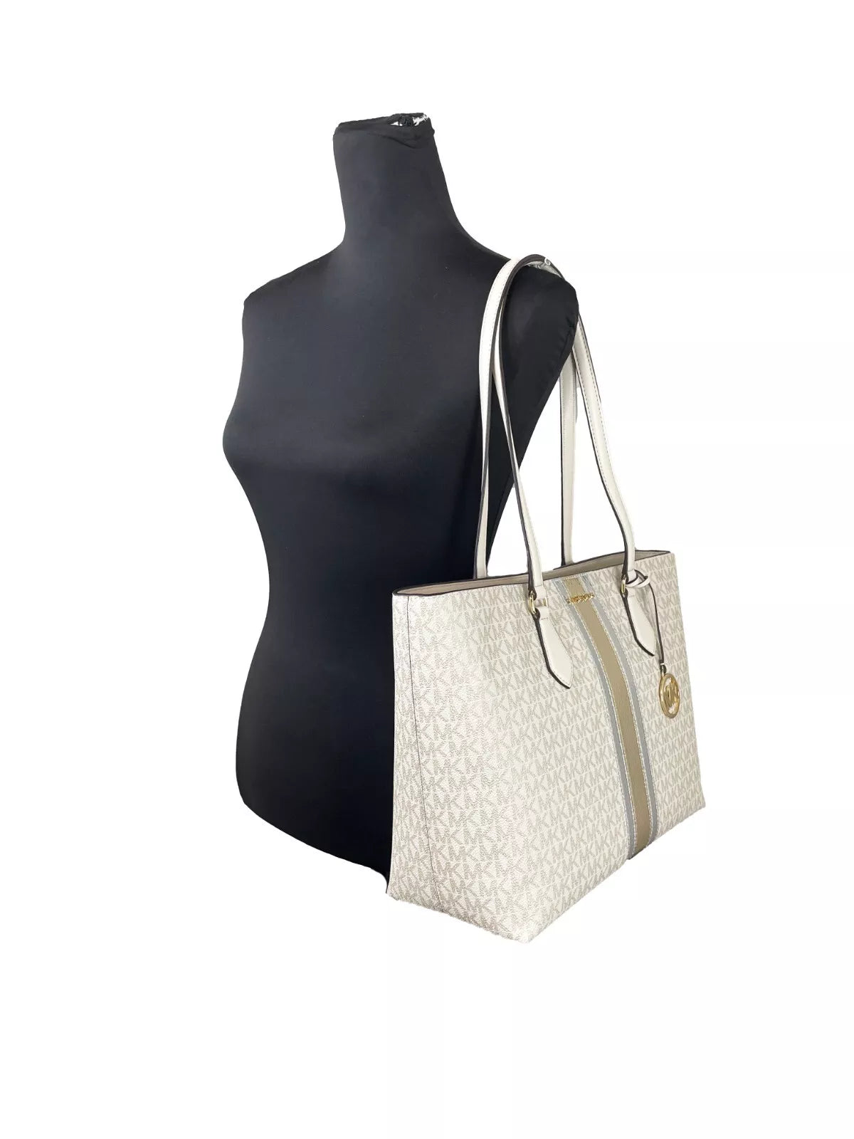Michael Kors Sheila Große Tote Tasche Blassgold