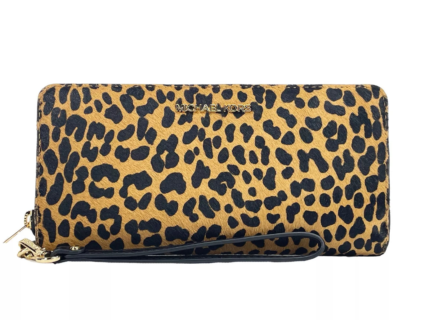 Michael Kors Jet Set Kontinentale Brieftasche mit Tiermotiv
