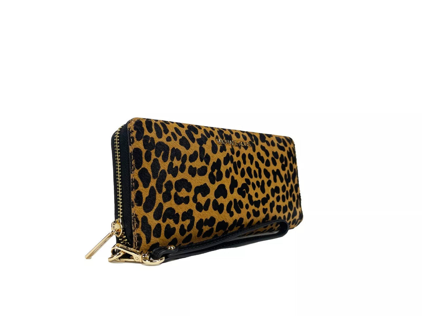 Michael Kors Jet Set Kontinentale Brieftasche mit Tiermotiv