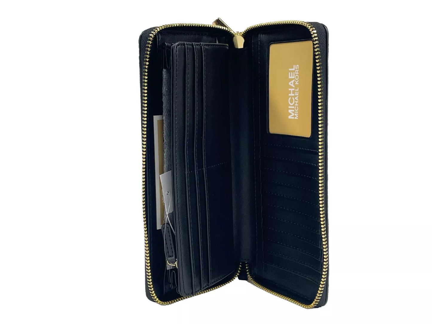 Michael Kors Jet Set Kontinentale Brieftasche mit Tiermotiv