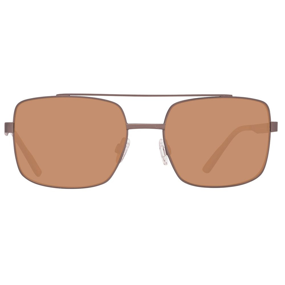 Helly Hansen Braune Metall-Sonnenbrille