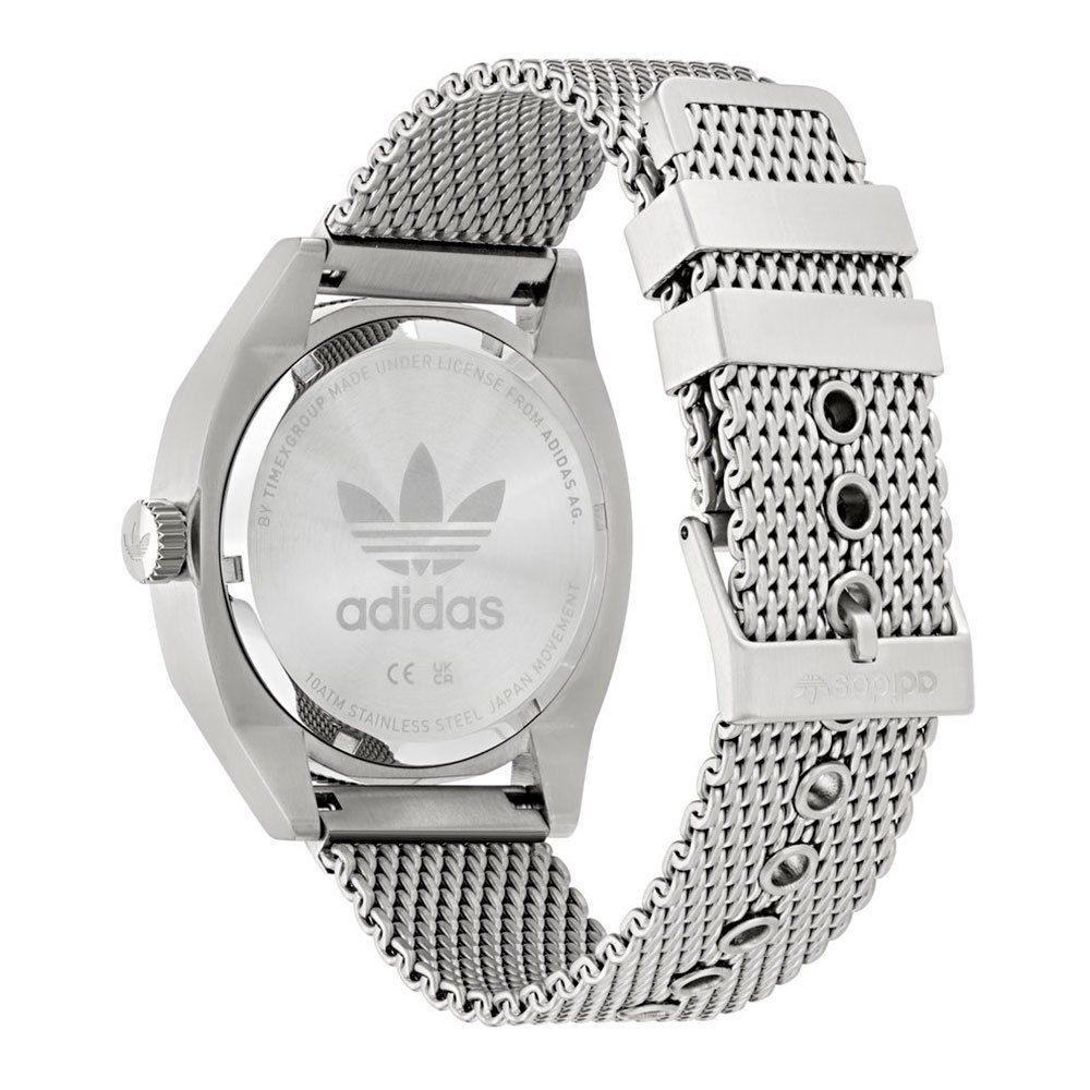 Adidas Graue Uhr aus Edelstahl