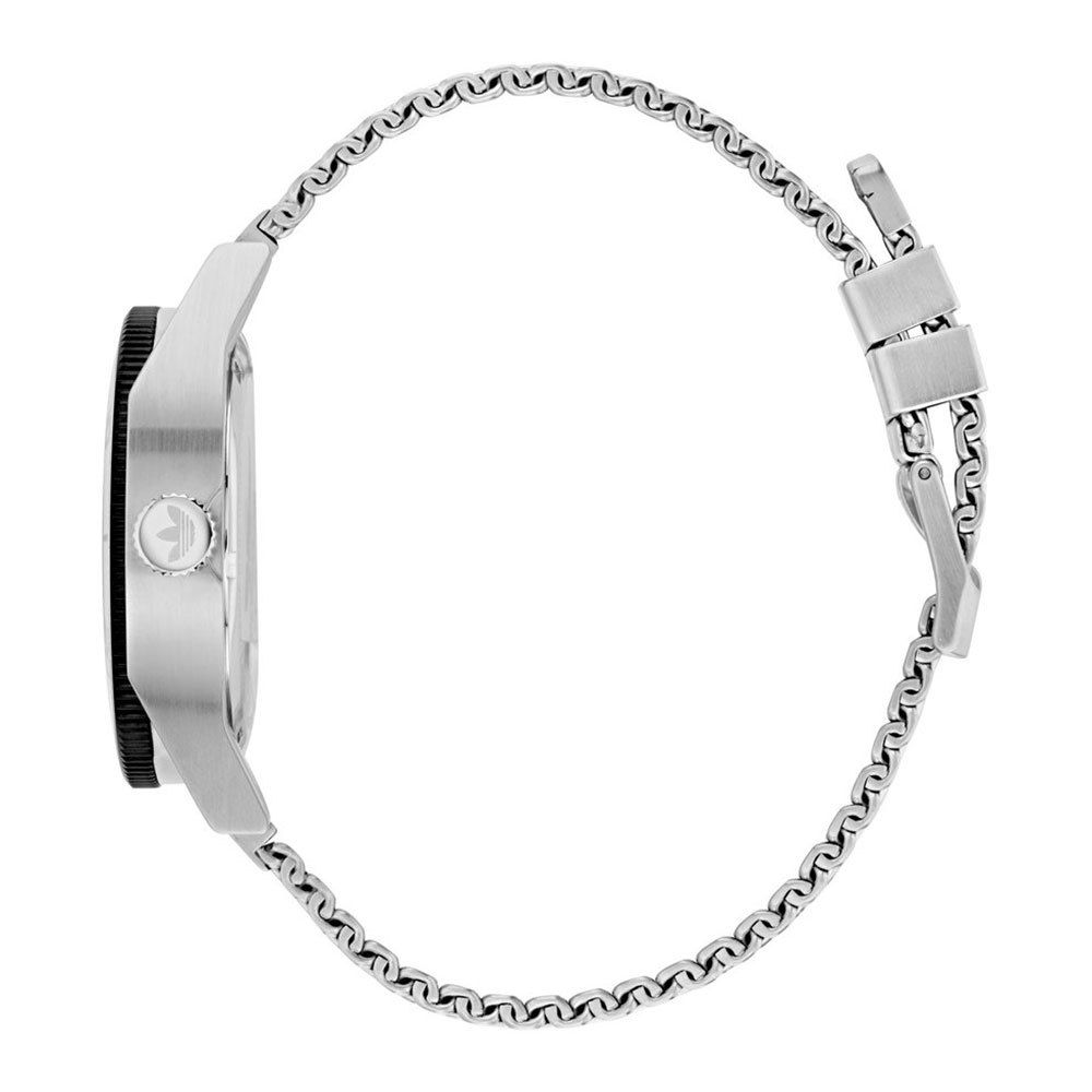 Adidas Graue Uhr aus Edelstahl