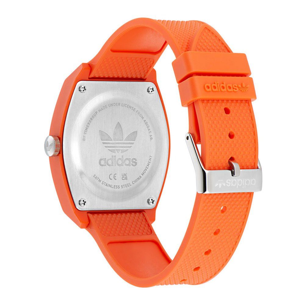 Adidas Orangefarbene Synthetikuhr