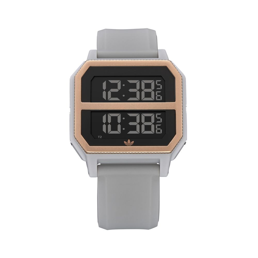 Adidas Graue Silikonuhr