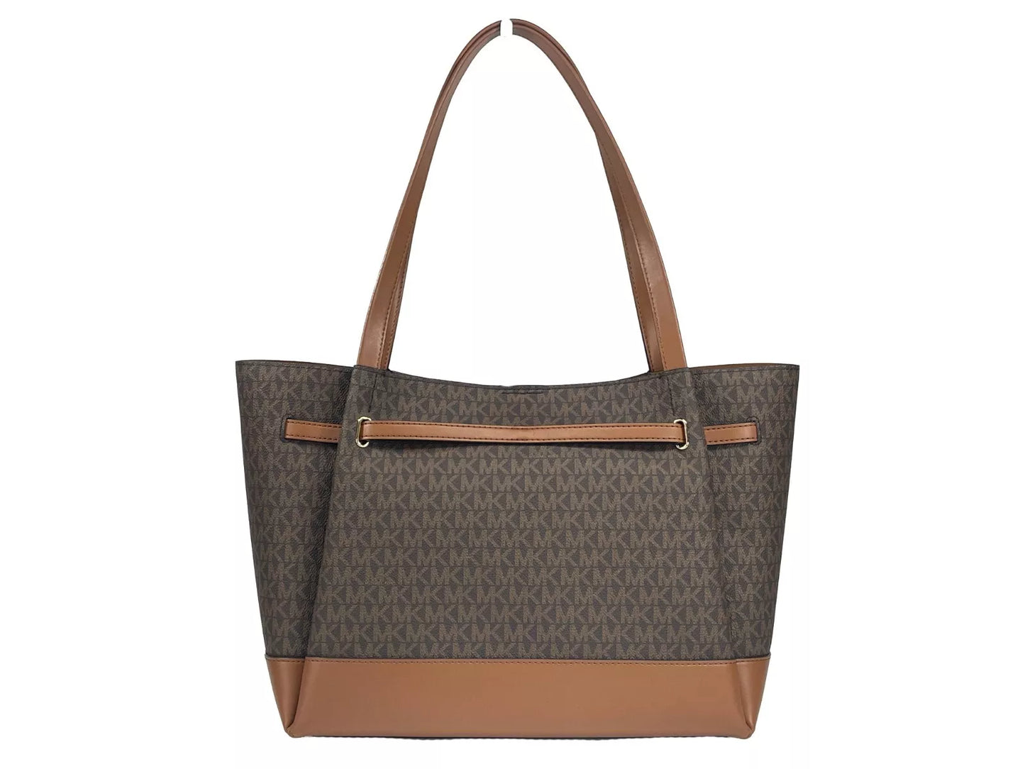 Michael Kors Reed Large Belted Tote Umhängetasche Handtasche Braun