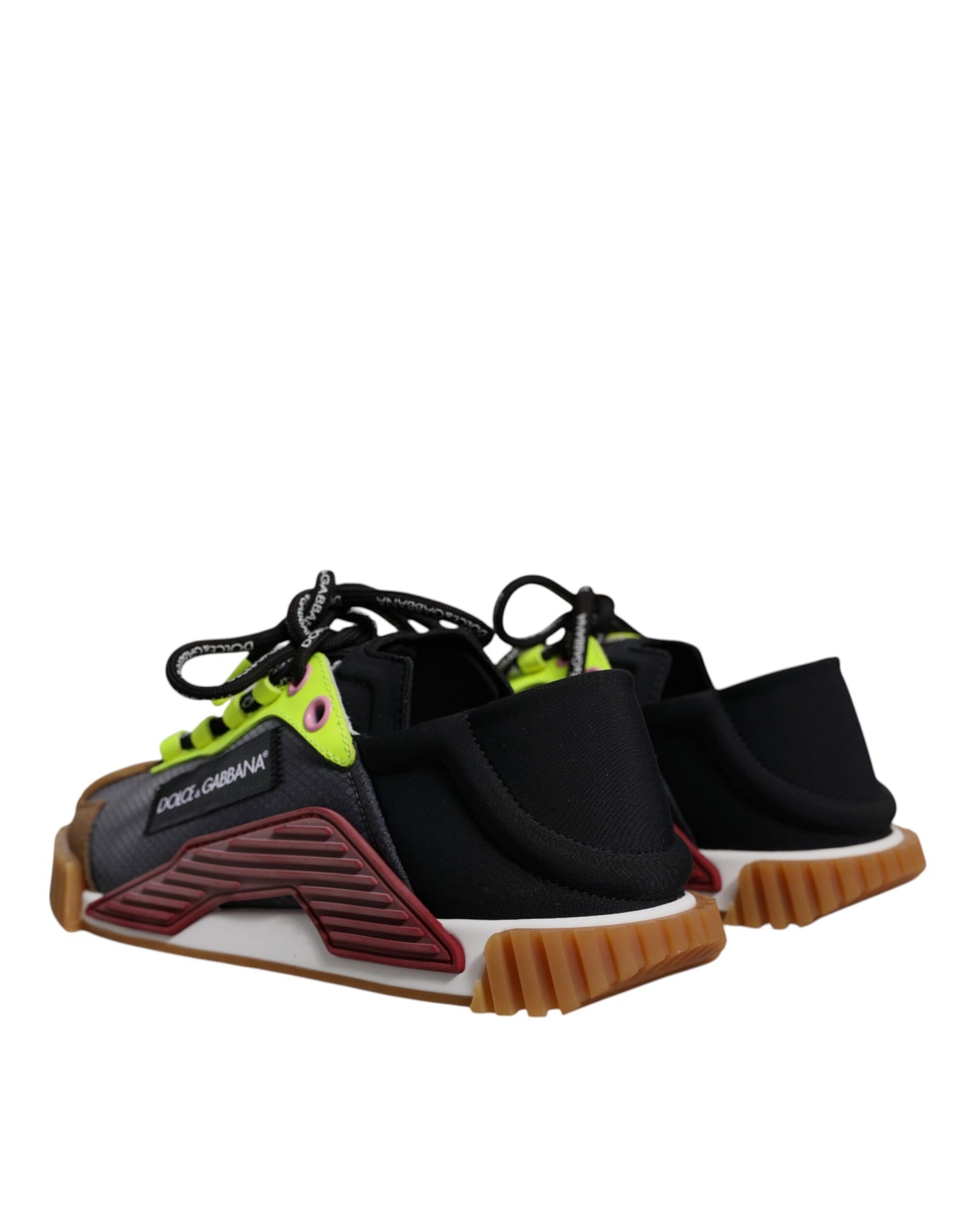 Dolce & Gabbana Multicolor Nylon Low Top NS1 Turnschuhe Schuhe