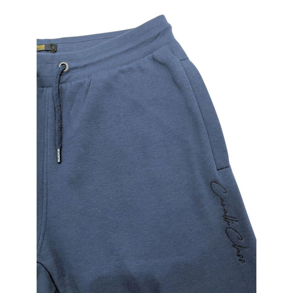 Cavalli Class Blaue Polyester Damen Sporthose