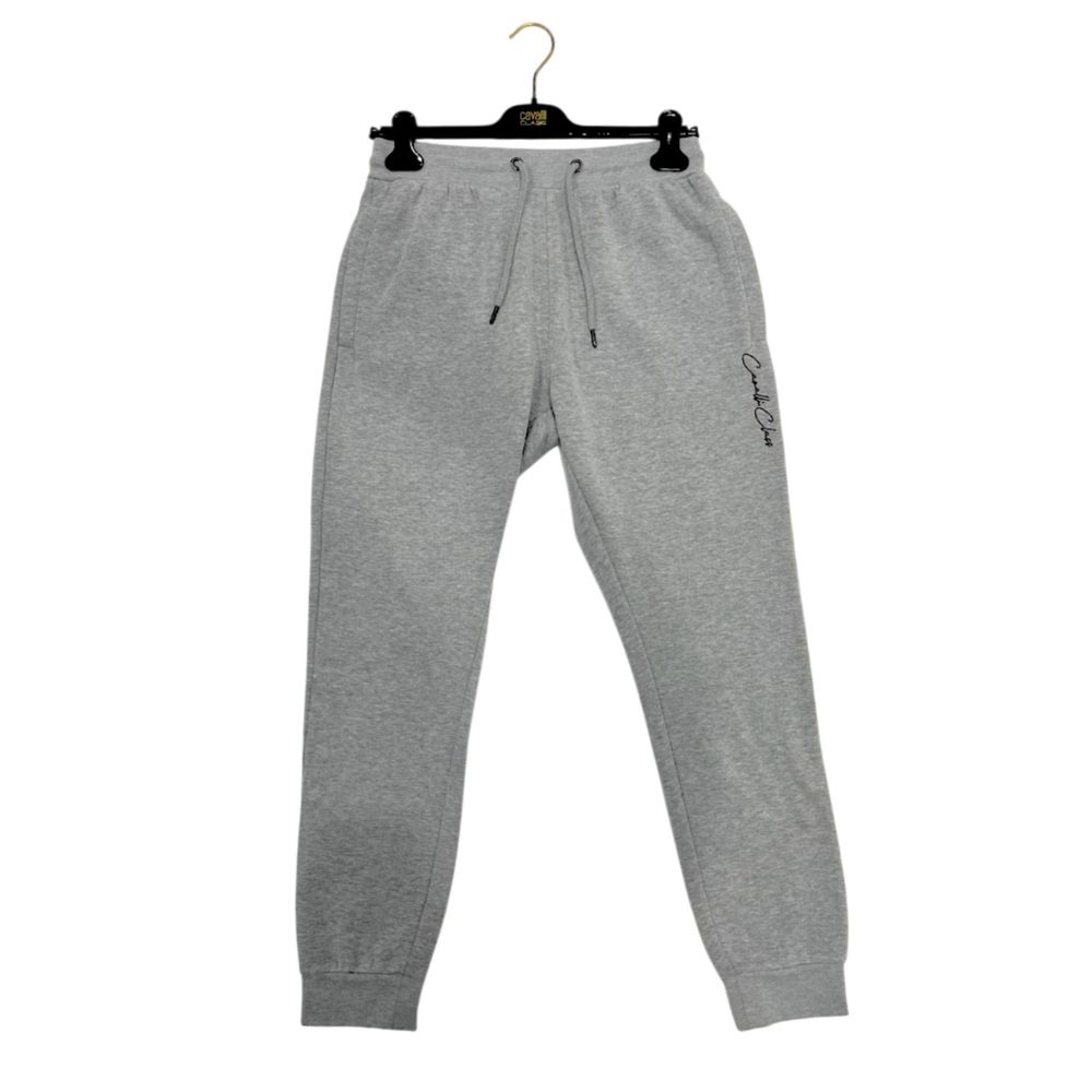 Cavalli Class Graue Polyester Damenhose