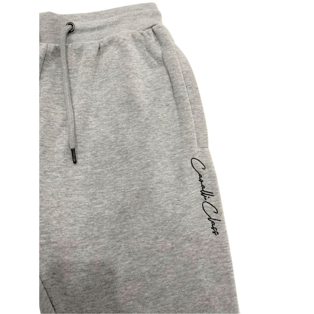 Cavalli Class Graue Polyester Damenhose