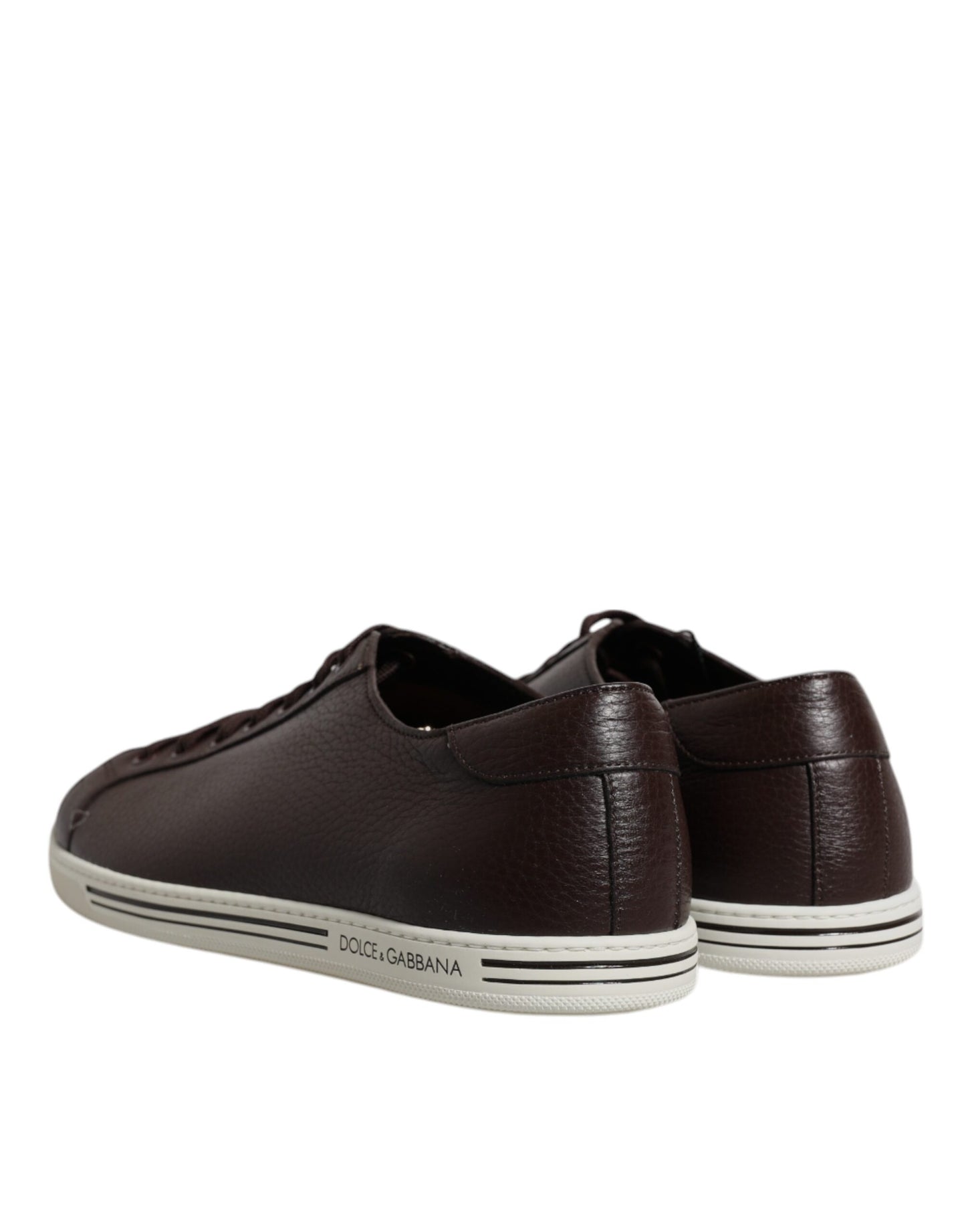 Dolce & Gabbana Braun Low Top Männer Saint Tropez Turnschuhe Schuhe