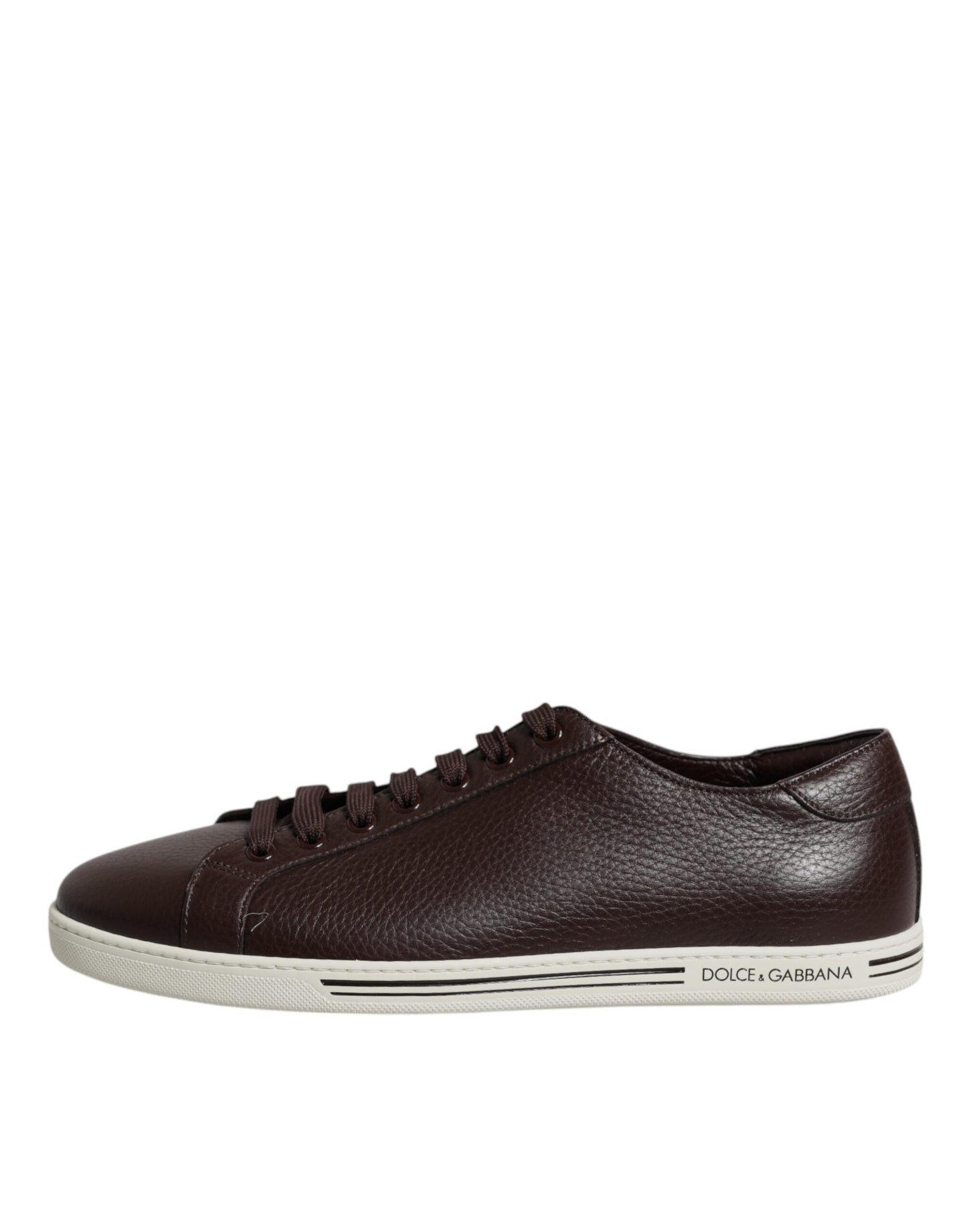 Dolce & Gabbana Braun Low Top Männer Saint Tropez Turnschuhe Schuhe