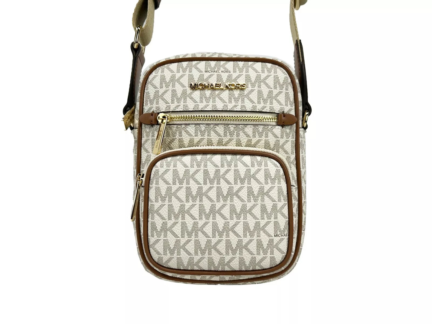 Michael Kors North South Medium Umhängetasche Vanille