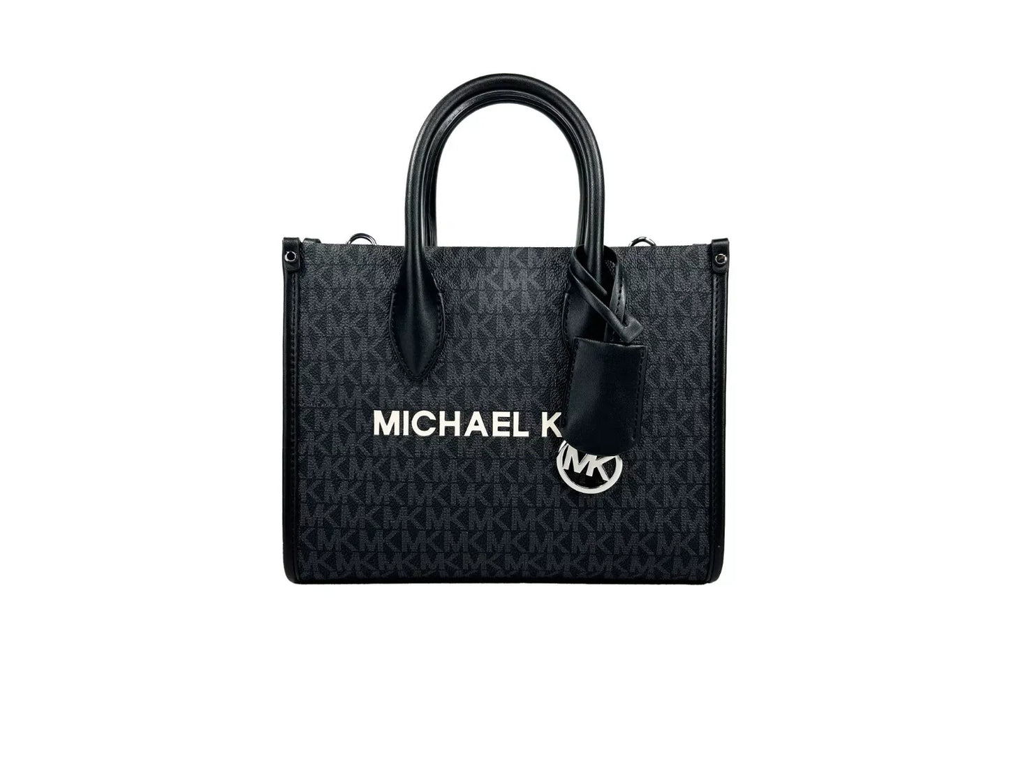 Michael Kors Mirella Signature Small Top Zip Tote Bag Schwarz