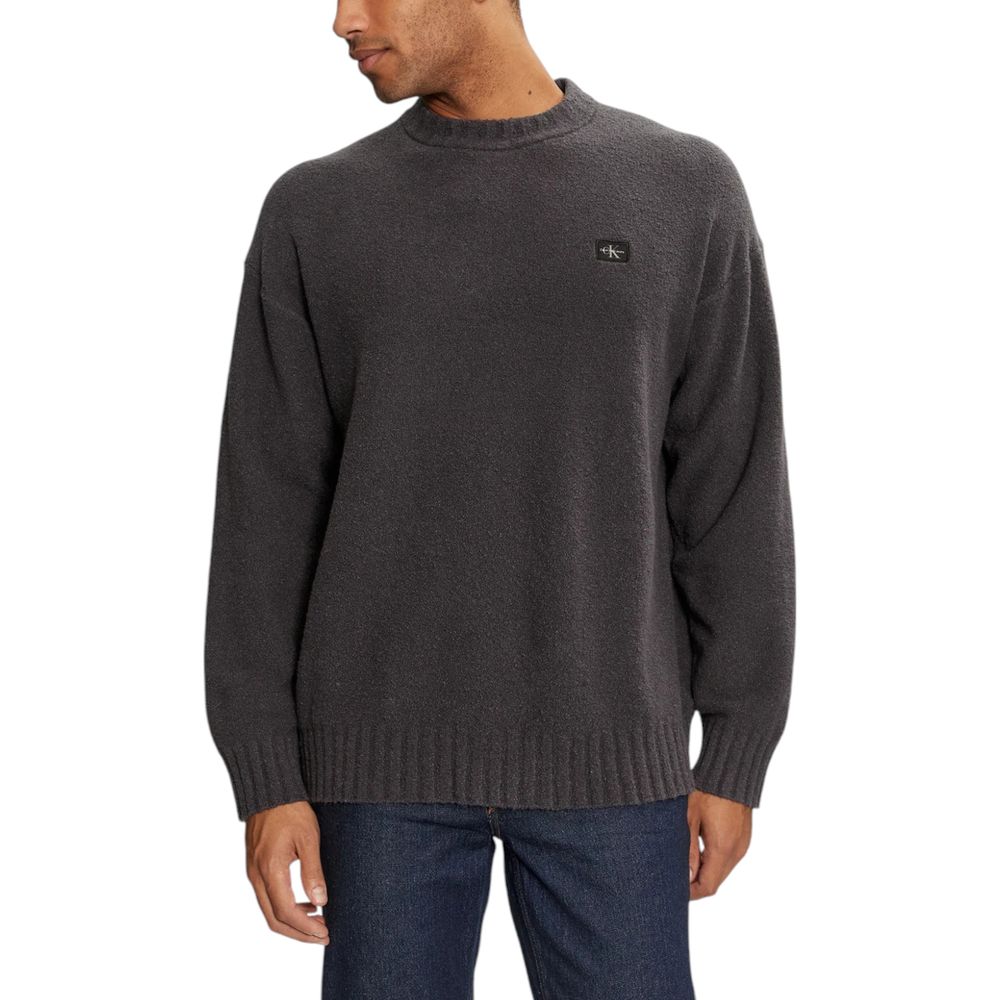 Calvin Klein Jeans Grauer Baumwollpullover
