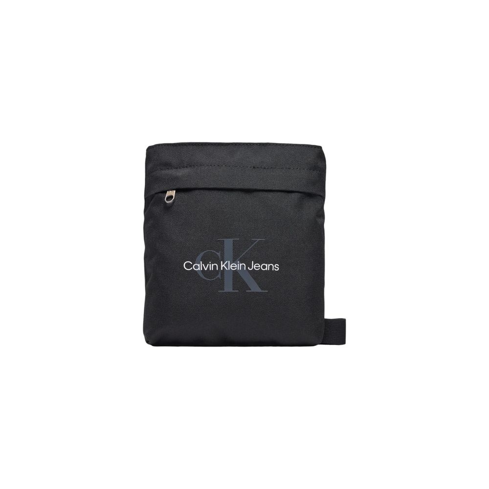 Calvin Klein Jeans Schwarze Messenger-Tasche aus recyceltem Polyester