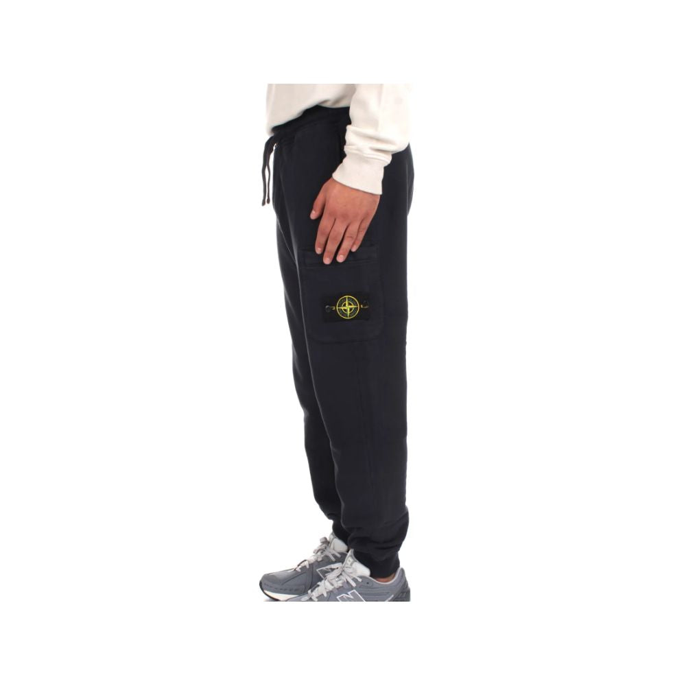 Stone Island Blaue Baumwoll-Trainingshose für Männer