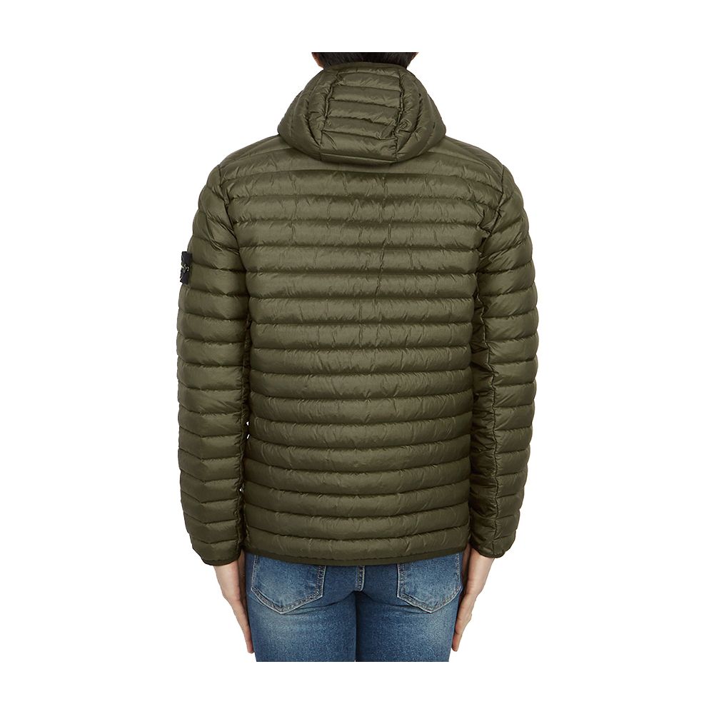 Stone Island Grüne Nylonjacke