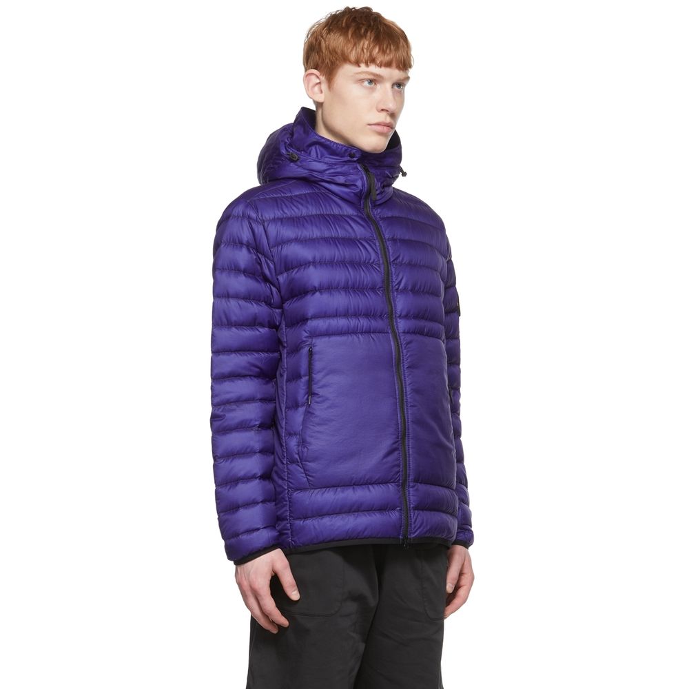 Stone Island Lila Nylonjacke