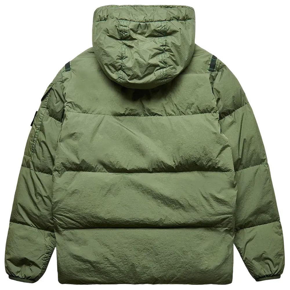 Stone Island Grüne Nylon Männer Jacke