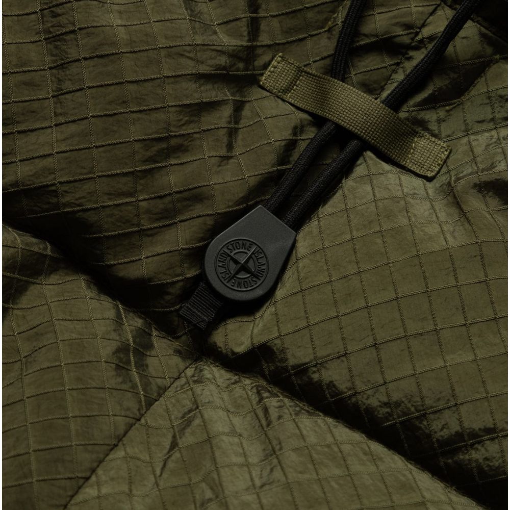 Stone Island Grüne Nylonjacke