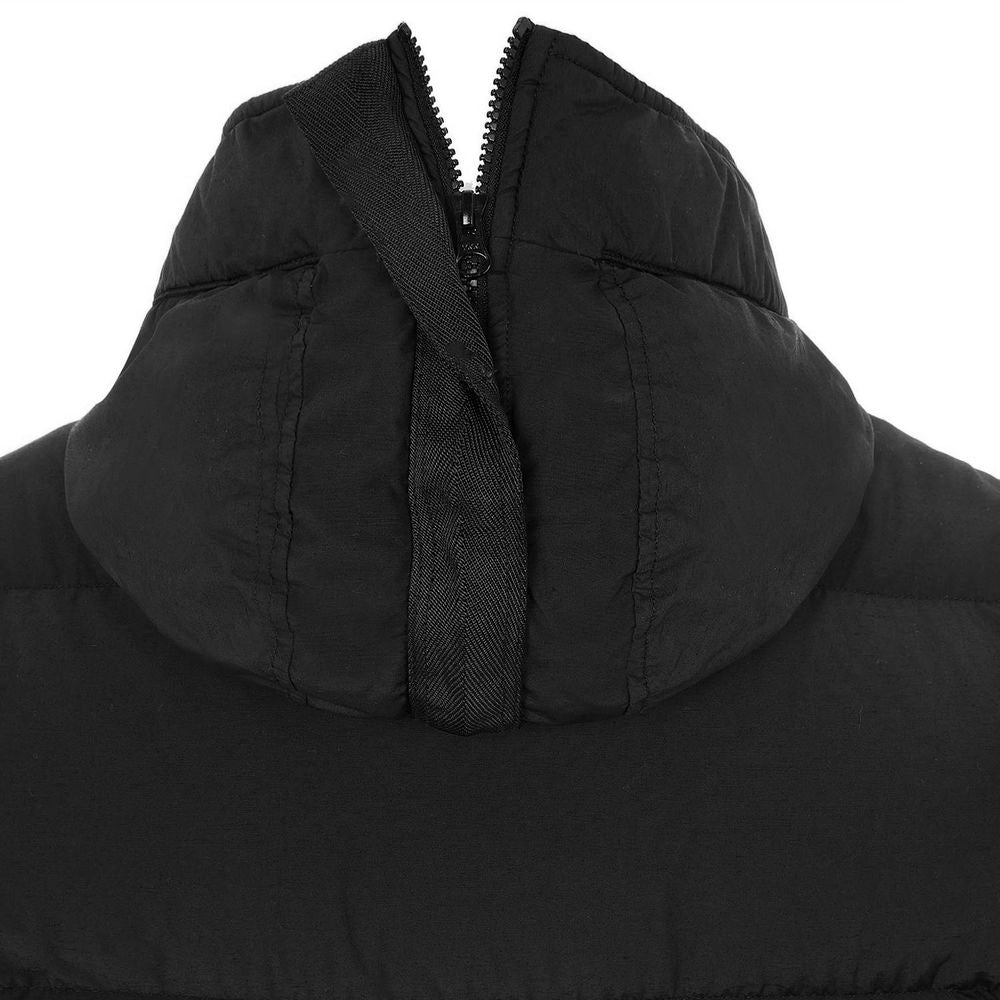 Stone Island Schwarze Nylonjacke