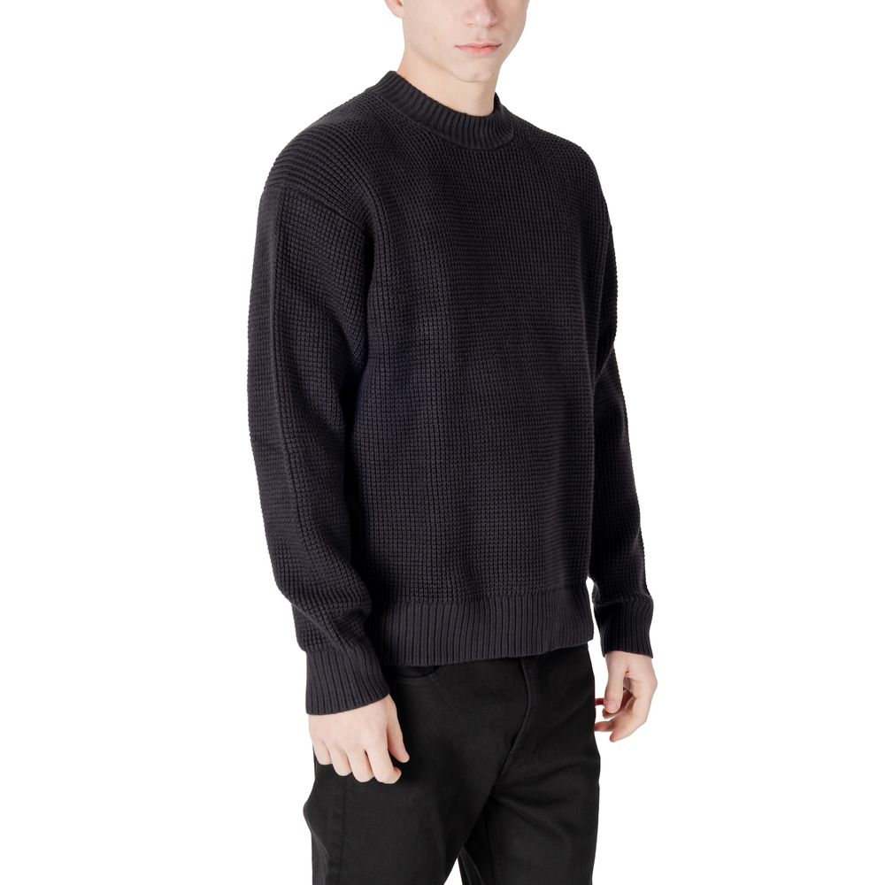 Calvin Klein Jeans Schwarzer Pullover aus Bio-Baumwolle