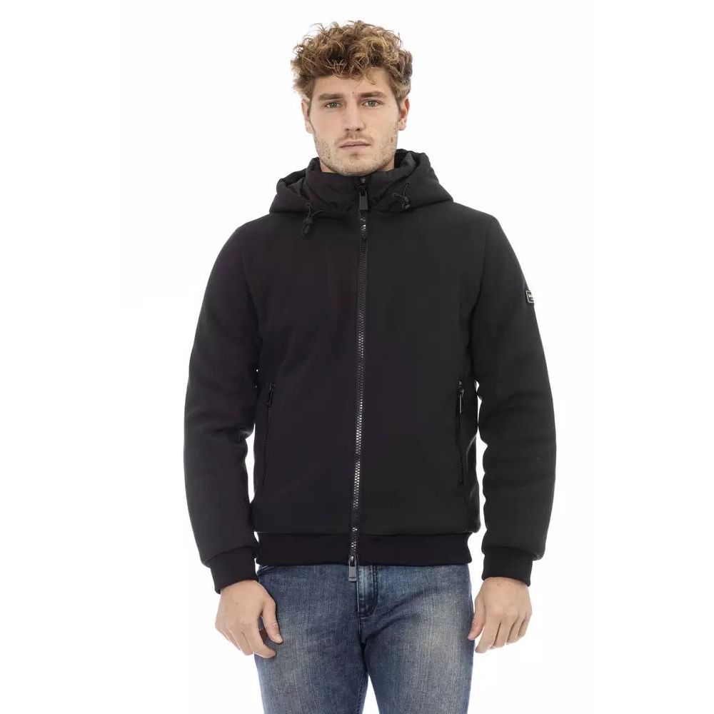 Baldinini Trend Schwarze Polyester-Jacke