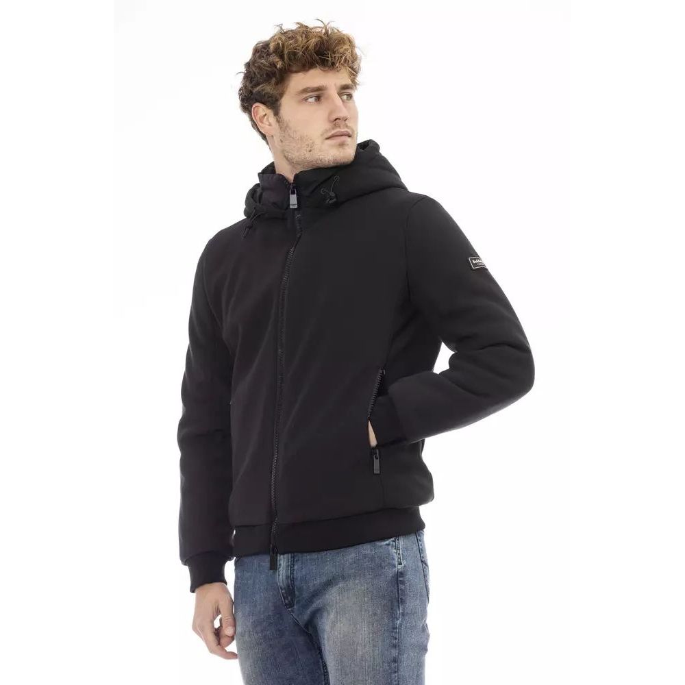 Baldinini Trend Schwarze Polyester-Jacke