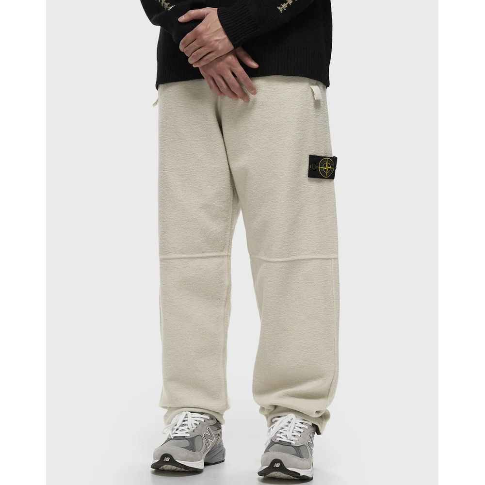 Stone Island Weiße Baumwolljeans & Hose