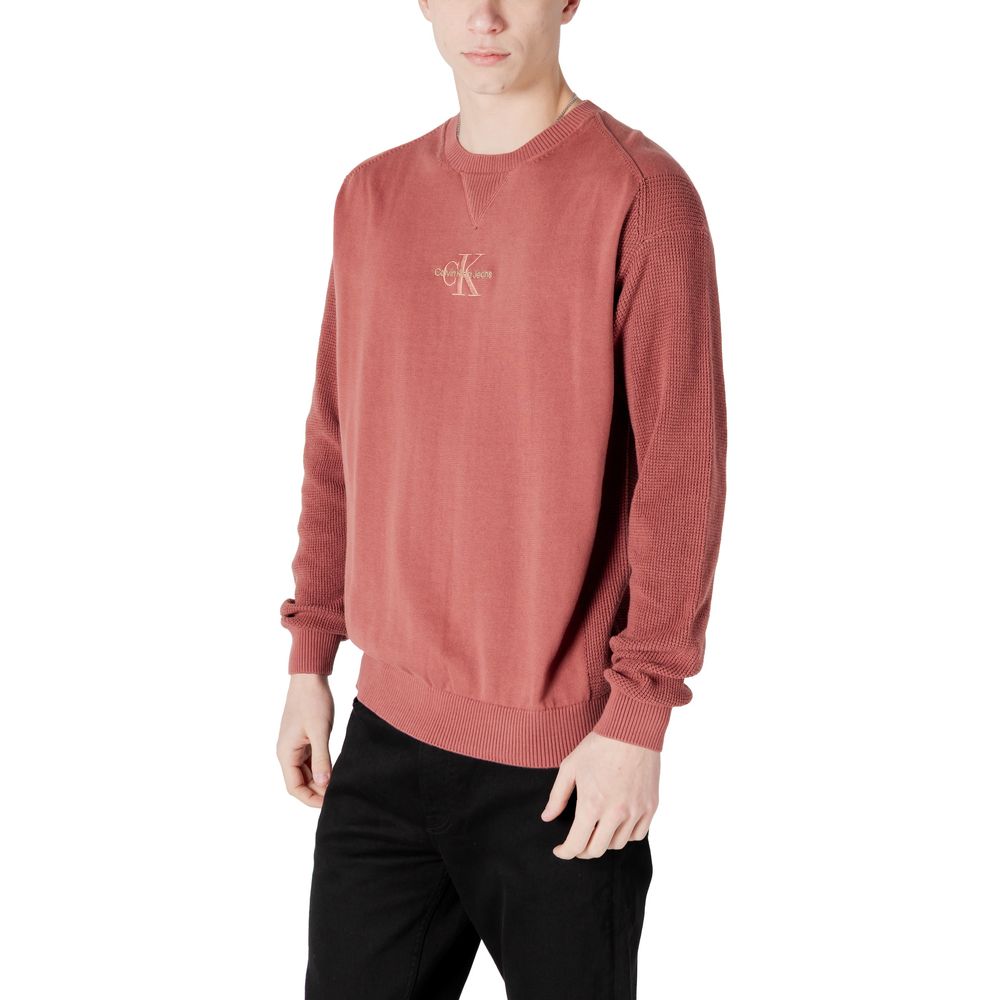 Calvin Klein Jeans Roter Baumwollpullover