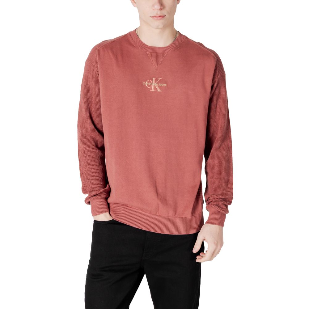 Calvin Klein Jeans Roter Baumwollpullover