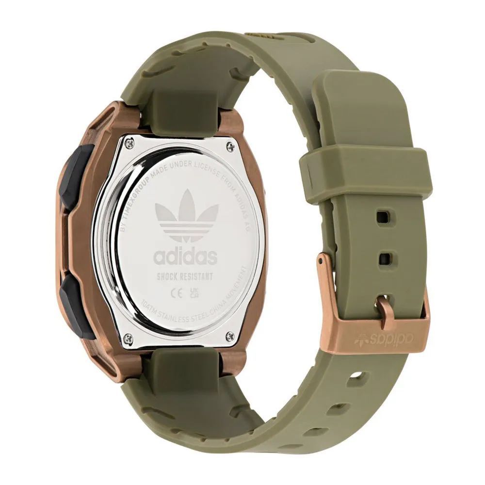 Adidas Grüne synthetische Uhr