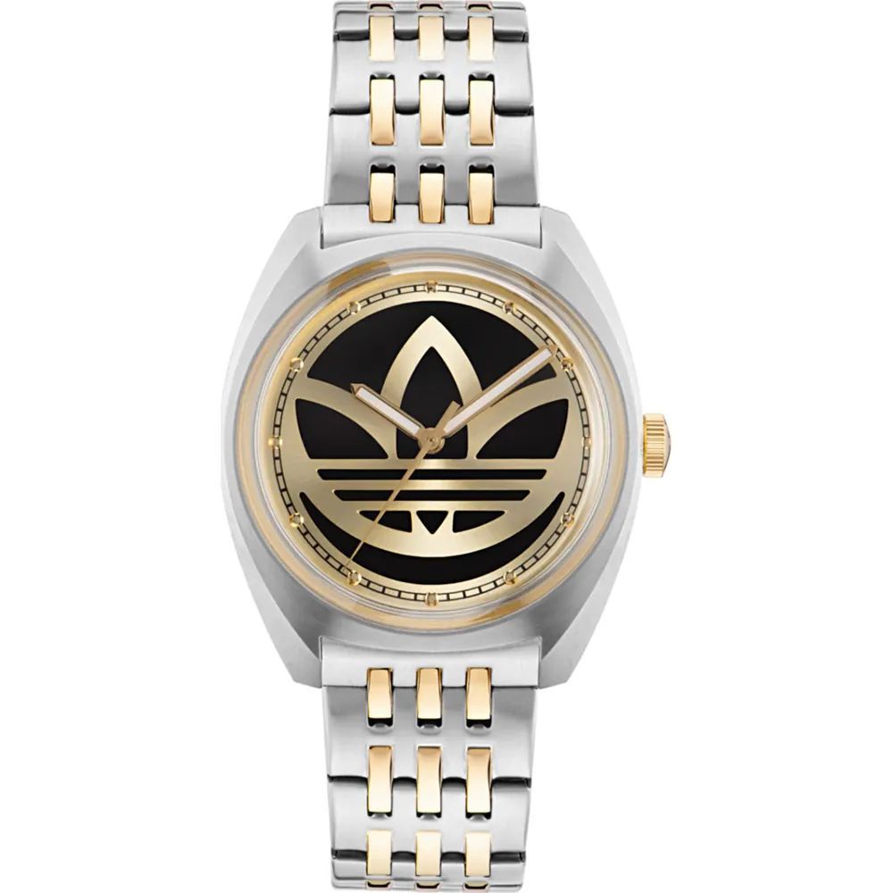 Adidas Graue Uhr aus Edelstahl