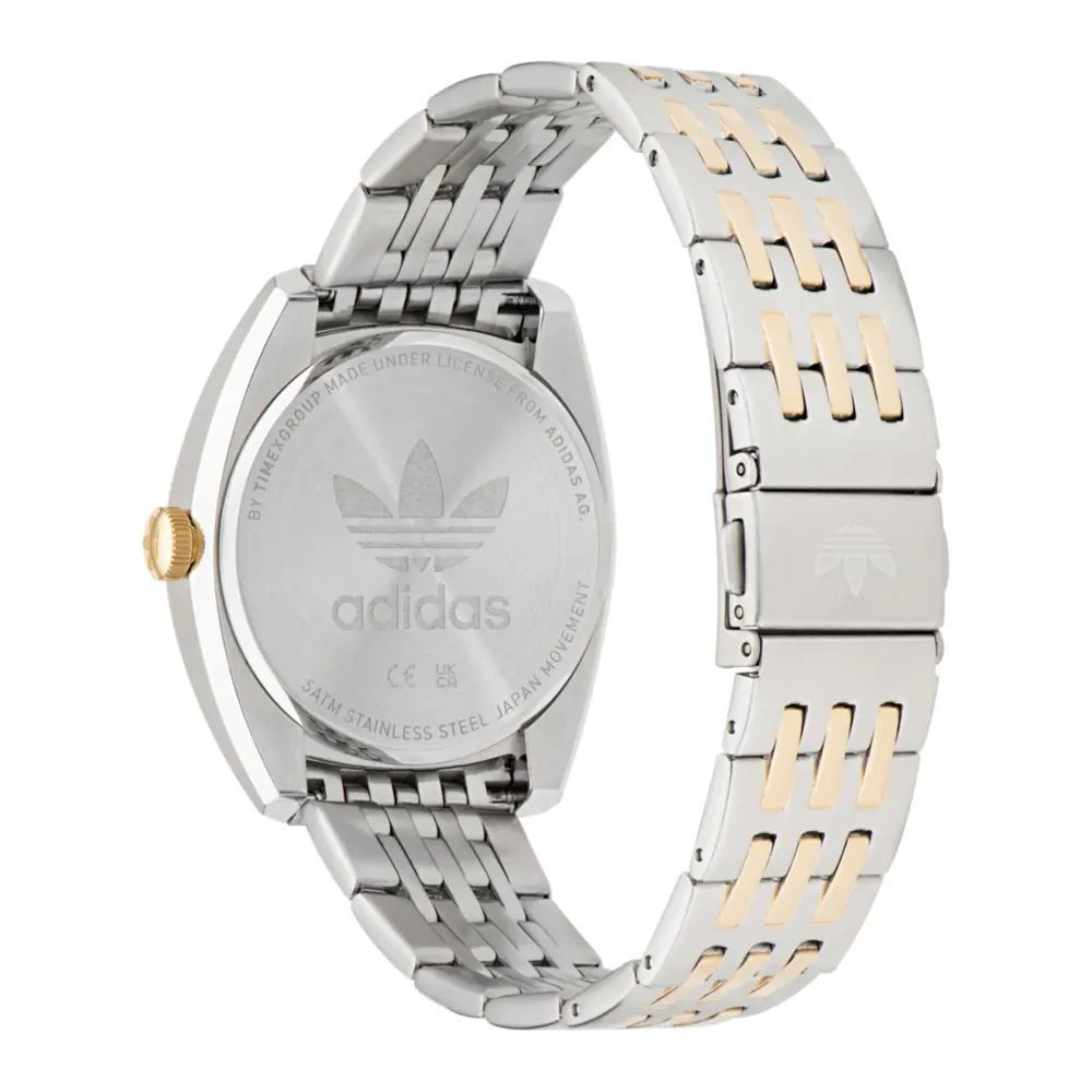 Adidas Graue Uhr aus Edelstahl