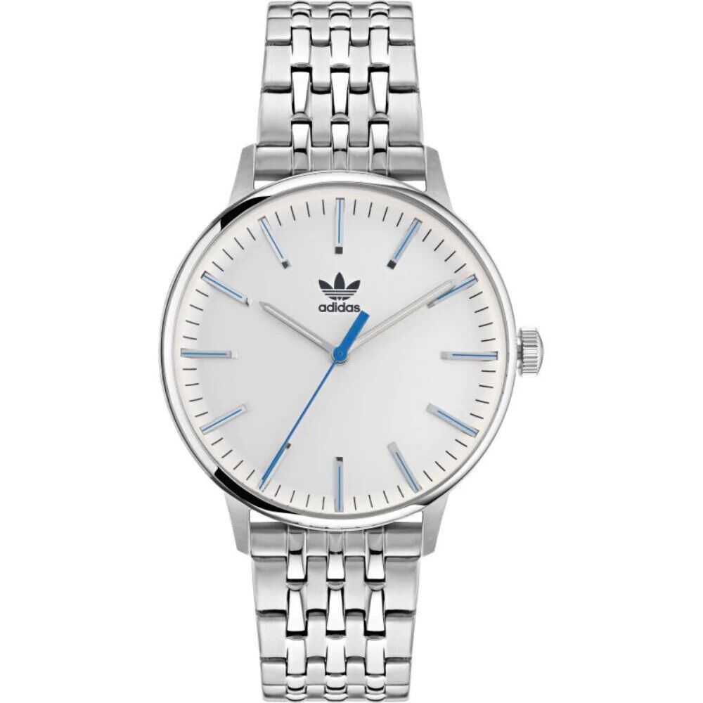 Adidas Graue Uhr aus Edelstahl
