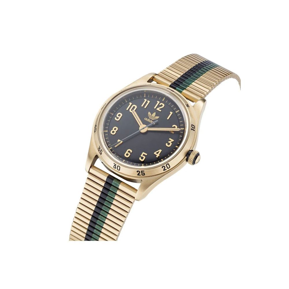 Adidas Gold-Edelstahl-Uhr