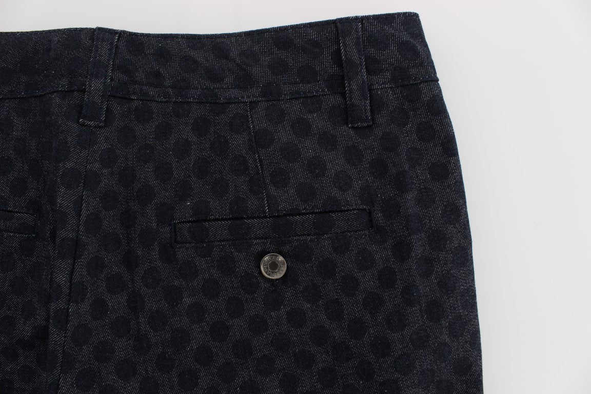 Dolce & Gabbana Chic Dotted Capri Pants