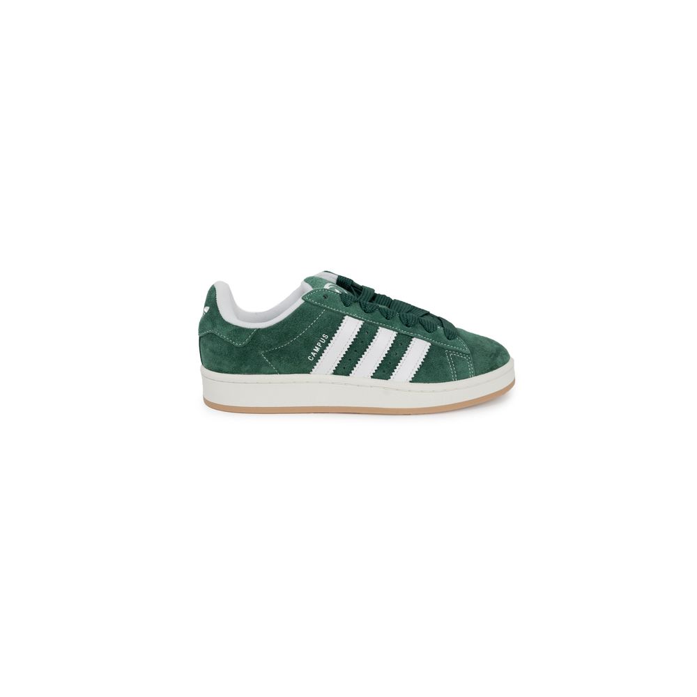 Adidas Grüner Wildleder-Sneaker
