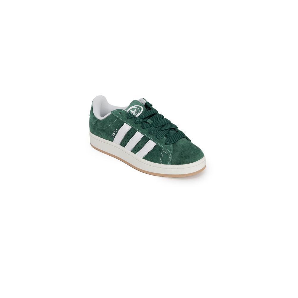 Adidas Grüner Wildleder-Sneaker