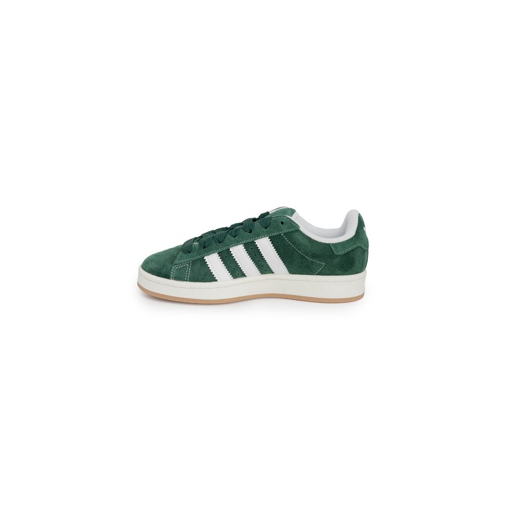 Adidas Grüner Wildleder-Sneaker