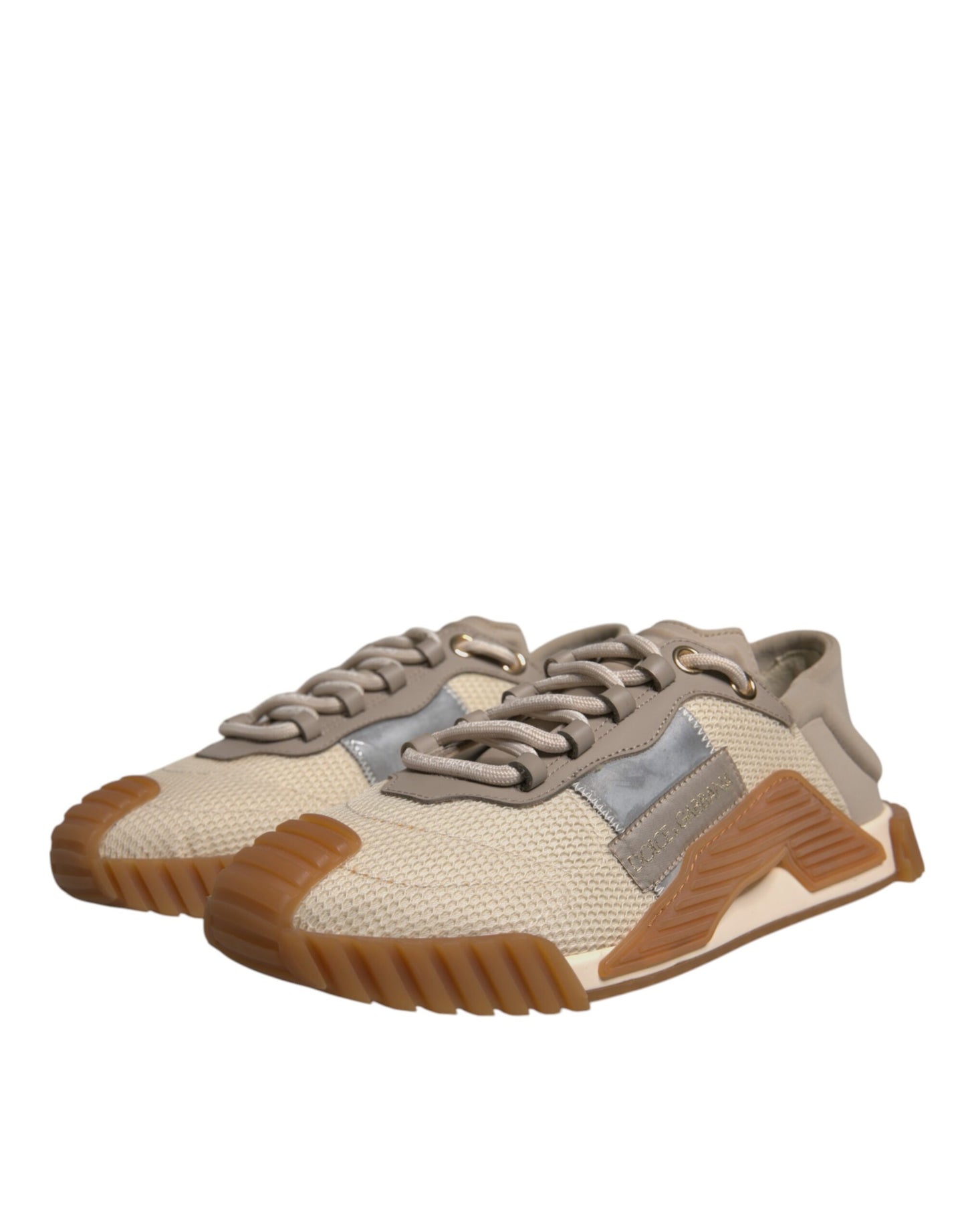 Dolce & Gabbana Multicolor Lace Up Low Top NS1 Turnschuhe Schuhe