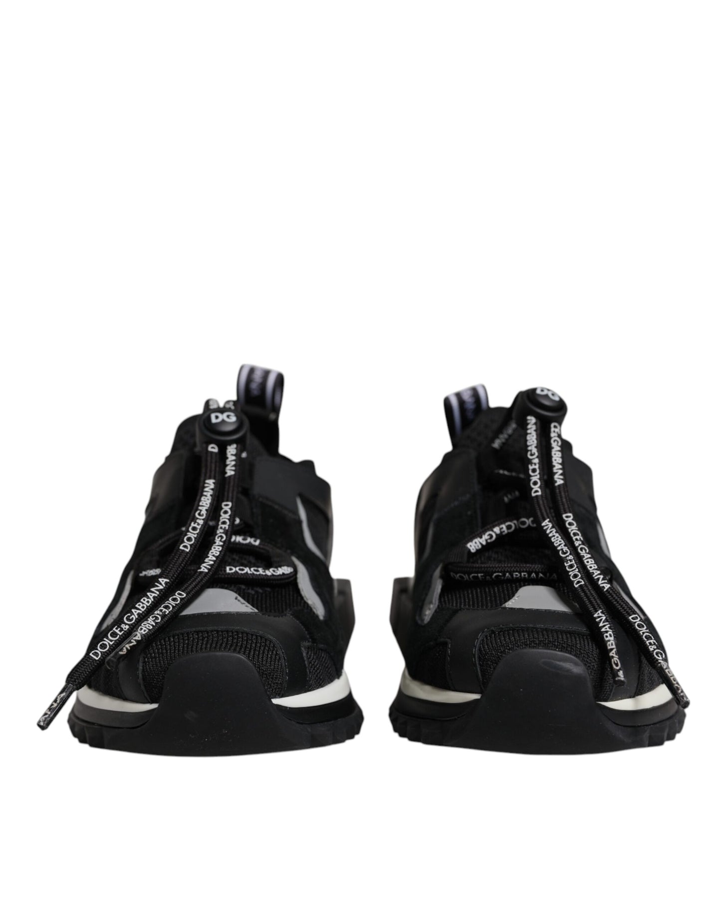 Dolce & Gabbana Schwarz Mesh Sorrento Trekking Turnschuhe Schuhe