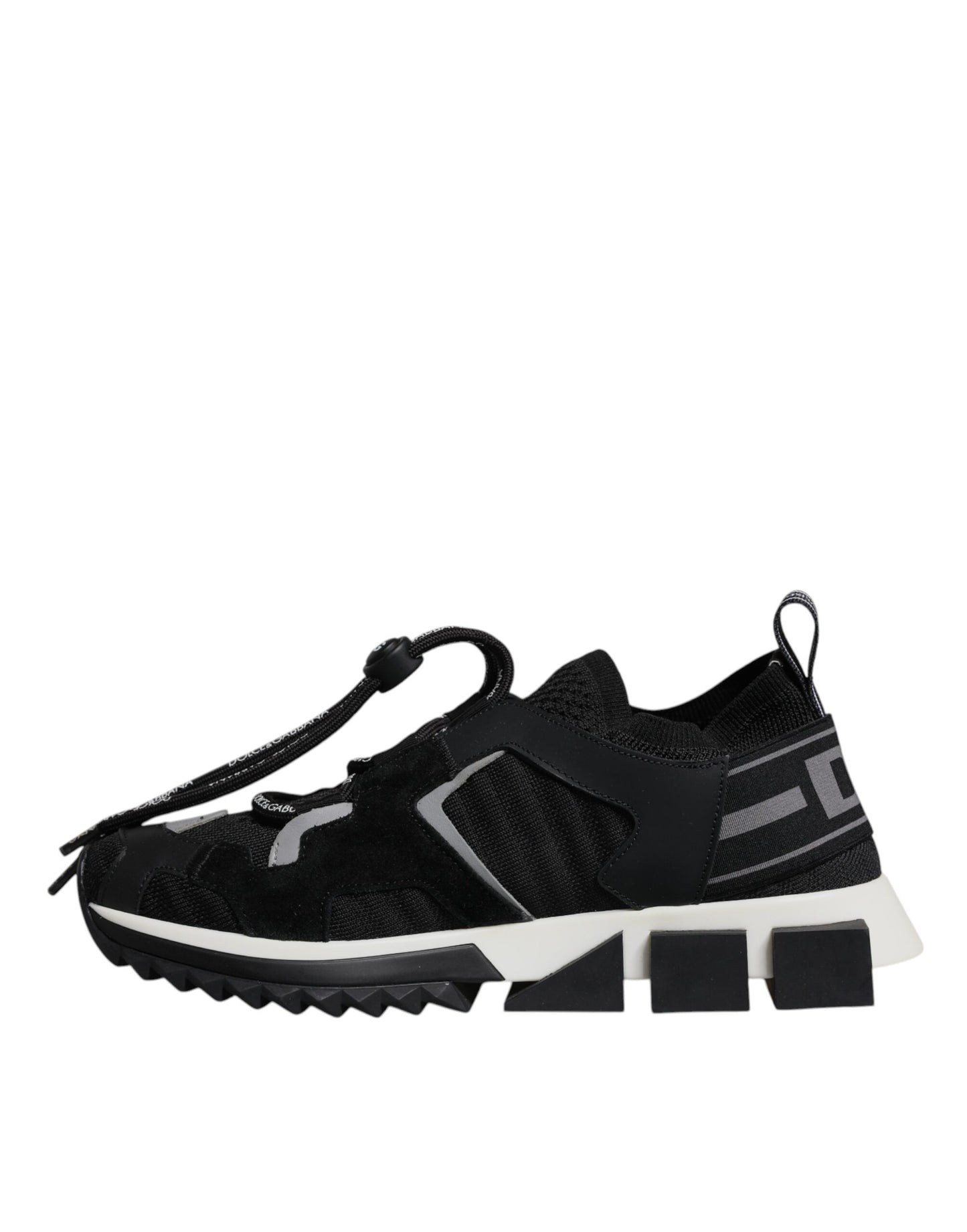 Dolce & Gabbana Schwarz Mesh Sorrento Trekking Turnschuhe Schuhe