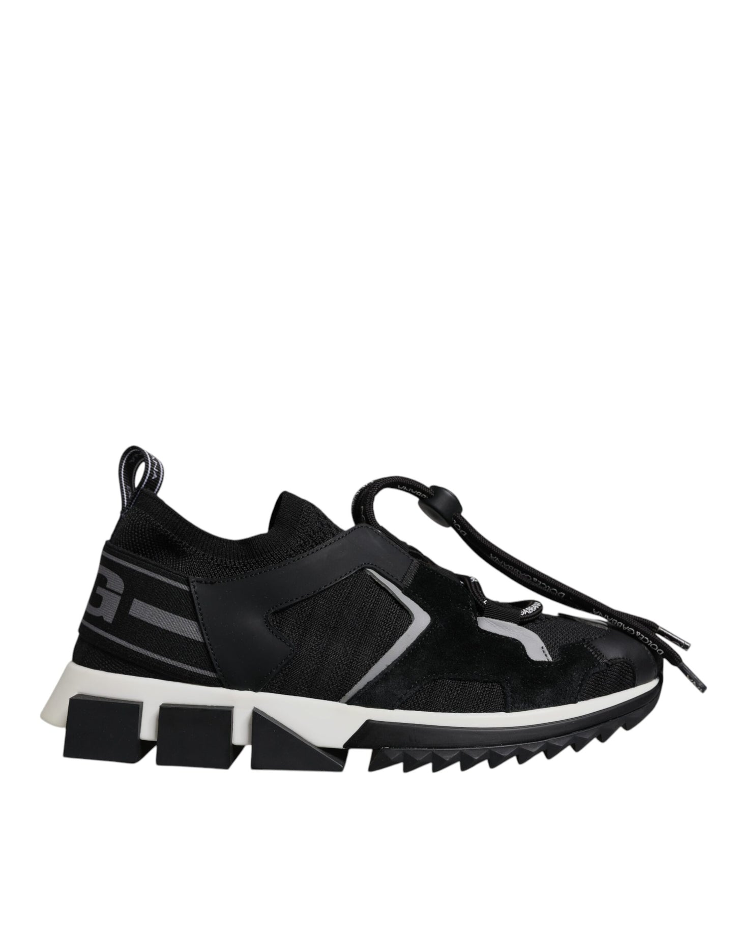 Dolce & Gabbana Schwarz Mesh Sorrento Trekking Turnschuhe Schuhe