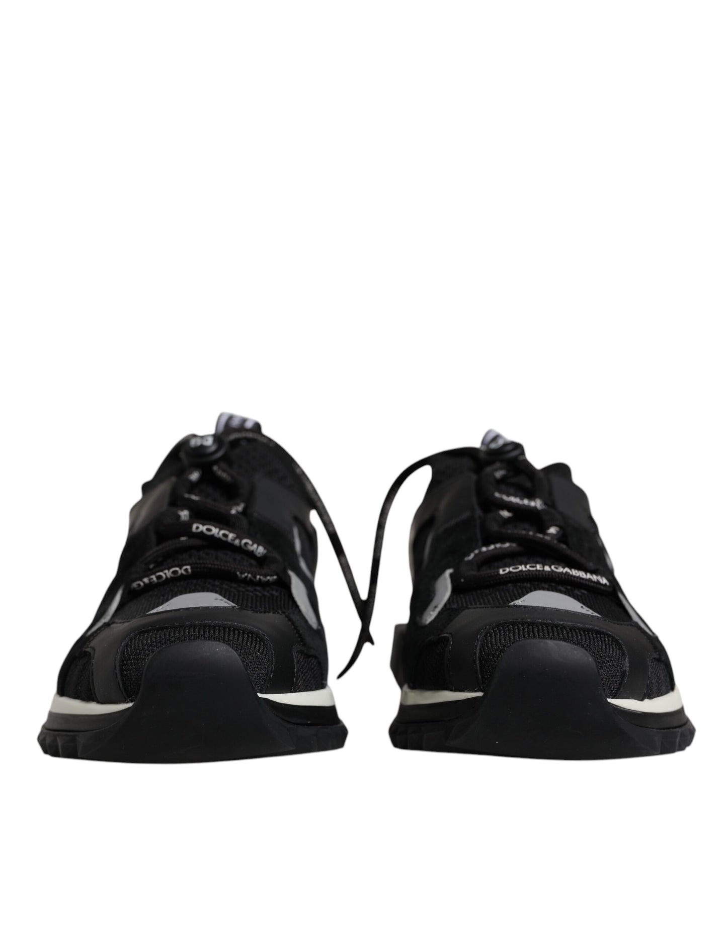 Dolce & Gabbana Schwarz Mesh Sorrento Trekking Turnschuhe Schuhe